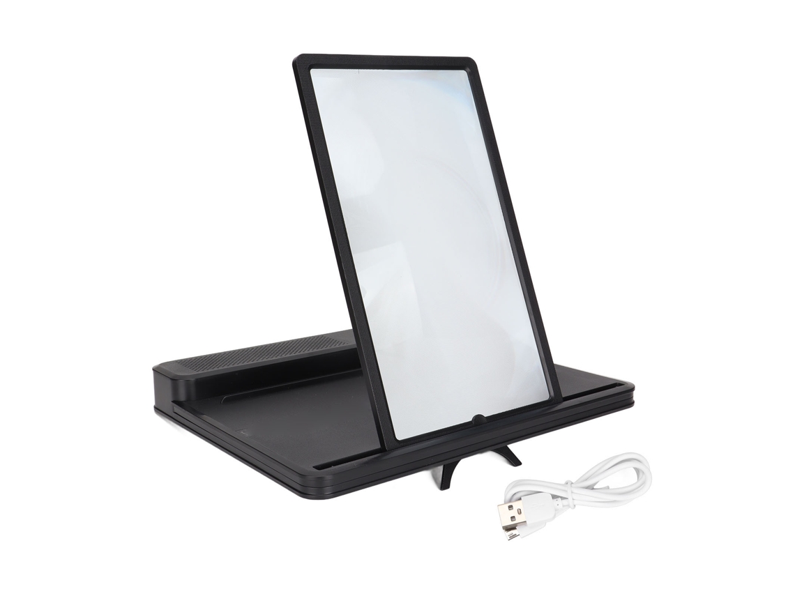 Lupa de pantalla para celular de 12 pulgadas con altavoz Bluetooth J16 para películas, vídeos y juegos com S/MARCA