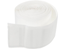Fita Grossa De Algodão Branco Para Cortina, Ideal Para A Parte Superior Da Cortina | Faixa Plissada Larga