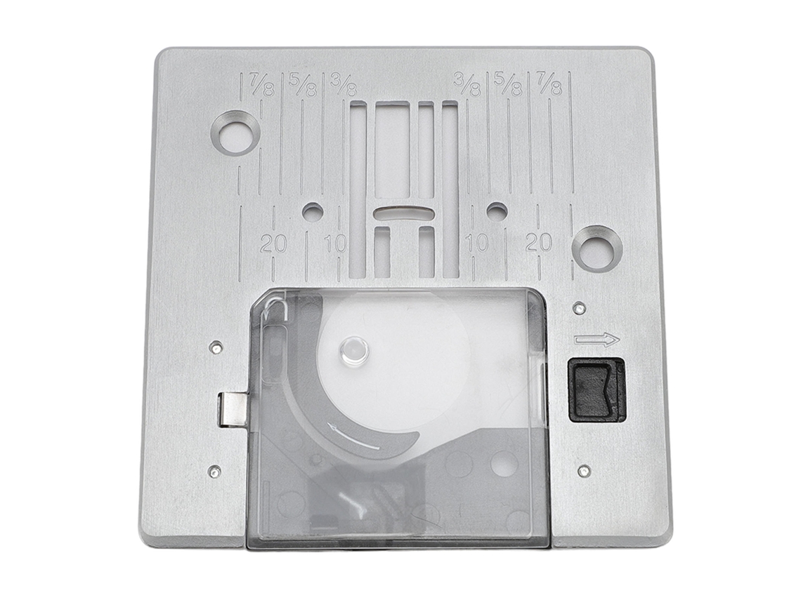 Placa De Aguja Para Máquina De Coser Q235 Acero Carbono Con Tapa Transparente Plástica Para Minerva Mc250c 90c
