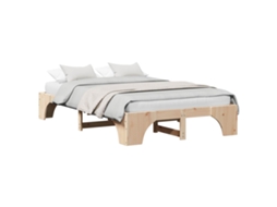 Estrutura da Cama Natural 135 X 190 Cm MAISON EXCLUSIVE