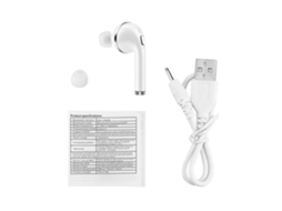 Fones de Ouvido Bluetooth Mini Fones de Ouvido Bluetooth Estéreo Q5 (branco) EOOCOO (estéreo Sem Fio)