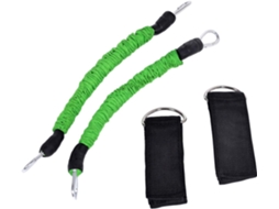 Faixa Elástica De Resistência Para Treino, Corda Alongamento, Ideal Academia, Pilates, Treinamento Agilidade