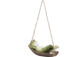 Rã Decorativa de Resina para Pendurar, com Bordas Lisas e Fácil de Guardar Figura para Jardim, para Uso Externo e CHABERLU