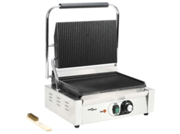 Panini Grill, Panini Grills Vidaxl Prateado Aço (43 X 30.5 X 20 Cm)