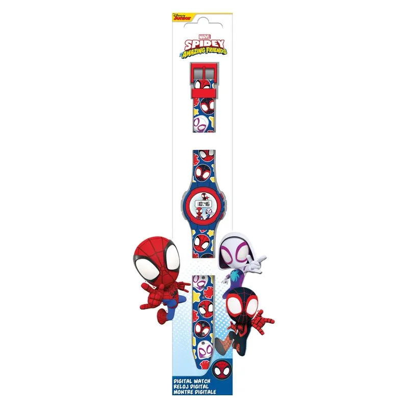 Reloj Digital Ke02 Eco Spidey Spf4019 Kids Euroswanp25
