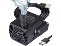 Rebe-bomba Submersível Usb Regulável 200l/h 3w Ultra Silenciosa Para Aquário Piscina Fonte Jardim Com Cabo 1.4m