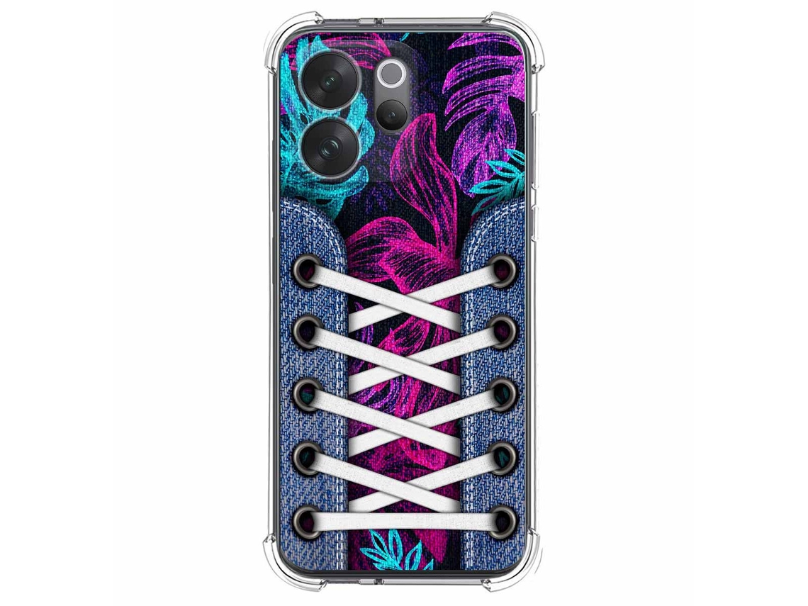Capa Tumundosmartphone De Silicone À Prova De Choque Para Vivo V70 5g Estampa De Tênis 07 Desenhos