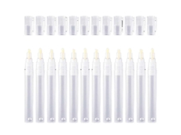 Pacote Com 24 Marcadores De Retoque Recarregáveis ​​de 6 Mm E 3 Mm, Marcadores Acrílicos Com Ponta Inclinada Para Artesanato. Olysi Shop