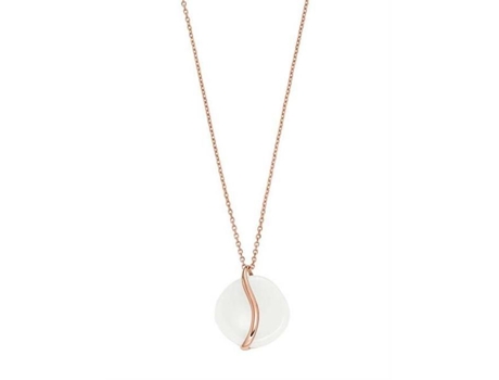 Colar Em Bronze Com Vidro Branco Sofie Sea Glass Skj1813791 Skagen