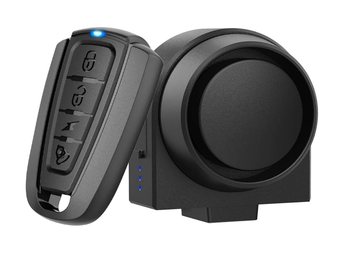 Alarme Bicicleta 115db Movimento Ipx8 Preta Yizhood