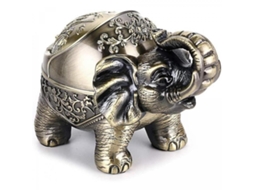 Cinzeiro com Tampa para Cinzeiro de Elefante Cinzeiro de Metal para Foguete de Desaceleração Interno e Externo