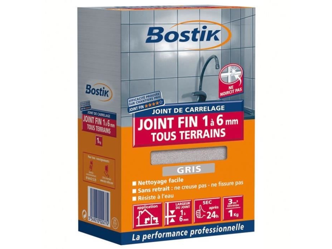 Rejunte para Azulejos Cinza 1 kg BOSTIK