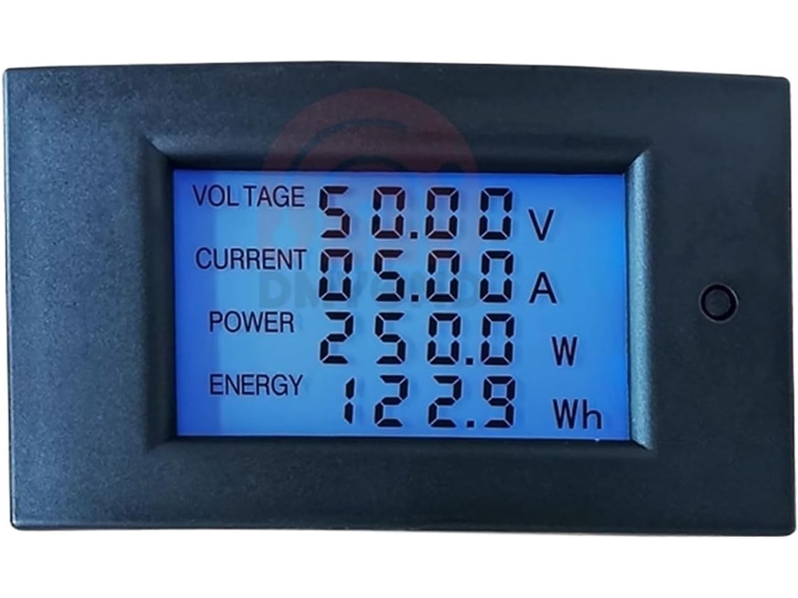 Voltímetro Digital Lcd De 20/50/100a Dc100v, Amperímetro, Detector