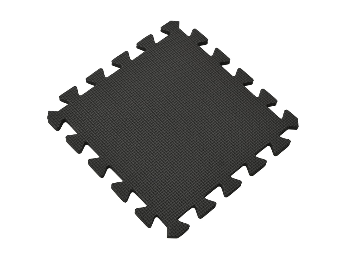 Tapetes De Chão 54 Pcs 4,86 Espuma De Eva Preto