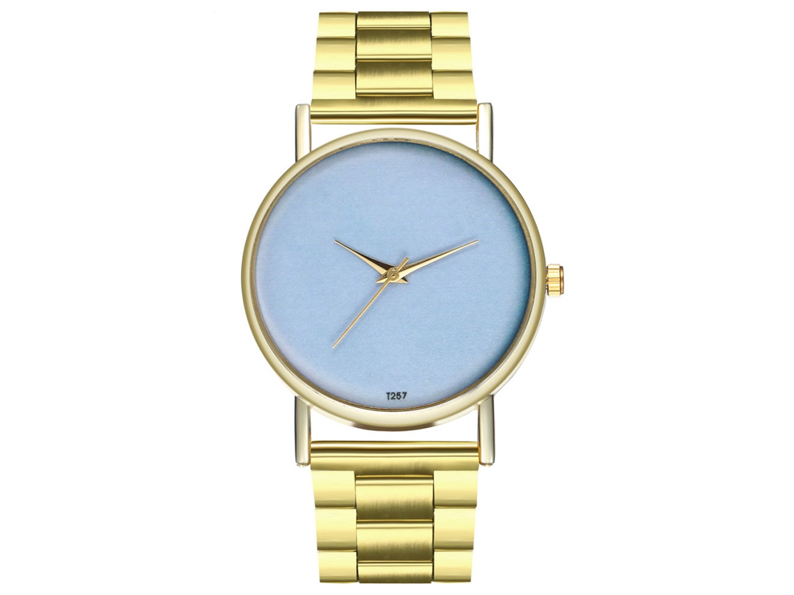 Reloj De Pulsera Unisex De Acero Con Patrón De Zodiaco Clásico Y Moderno