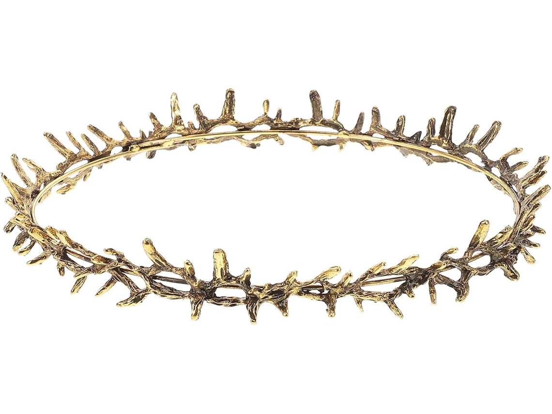 Coroa De Metal Com Espinhos Para Mulheres, Tiara Medieval Para Festas, Bailes E Aniversários.