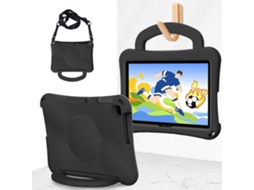 Capa Para Tablet Lenovo Tab M10 3ª Geração Tb-328fu/xu Com Alça Em Formato De Bola De Futebol, Feita De Eva Resistente A Impactos.