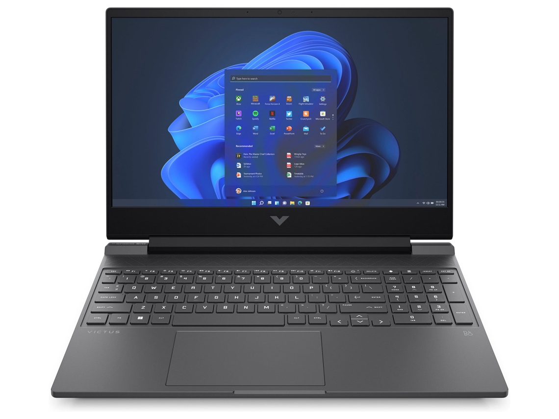 Portátil Gaming HP 15-fa1051np (Intel Core i5-12450H - NVIDIA GeForce RTX 4050 - RAM: 16 GB - 512 GB SSD - 15.6'')