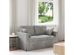 Vidaxl Sofá Cinzento-claro 138 X 78 X 80 Cm Veludo