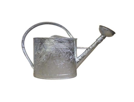 Regador Oval Galvanizado Guillouard 13 L Cabo Oco Bico Em Plástico E Grade Galvanizada