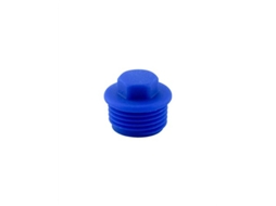 Plugue Macho Hexagonal 1/2 Azul, Abrisa. (pacote Com 50 Unidades)