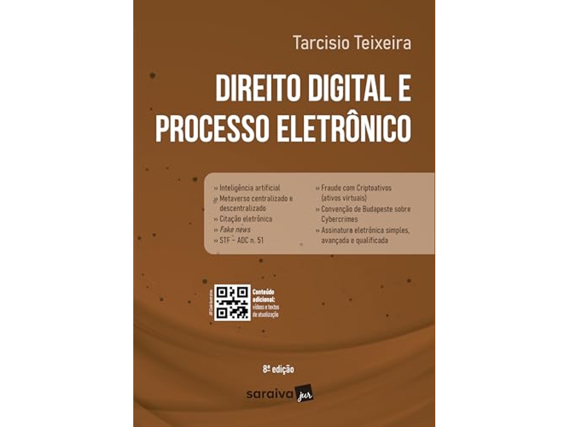 Livro Direito Digital E Processo Eletrônico de Tarcisio Teixeira (Português)