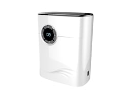 Desumidificador 1200ml Portátil 2 em 1 com Purificador de Ar Branco
