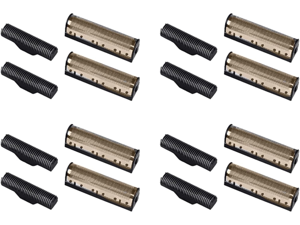 4 Lâminas de Corte para Barbeador Elétrico Km 1102 Douradas SFUSHOS