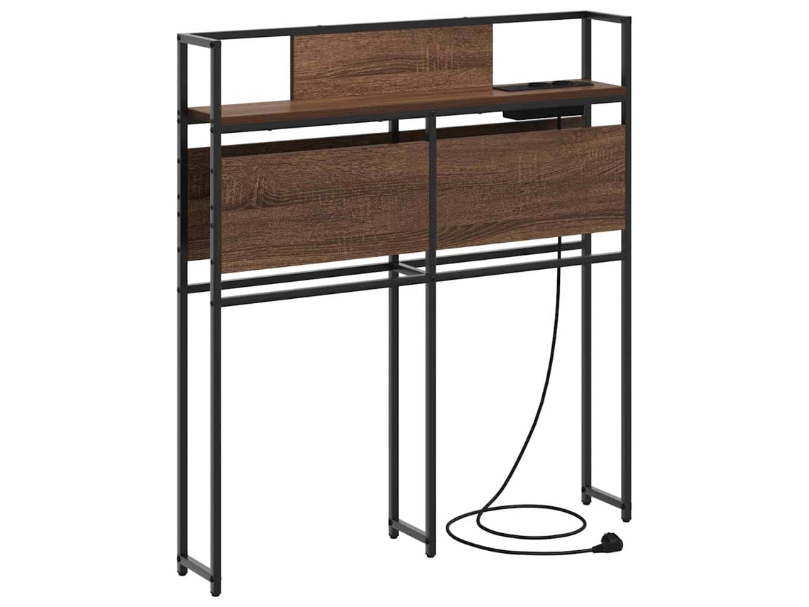 Cabeceira de Armazenamento Carvalho Castanho 75 Cm MAISON EXCLUSIVE