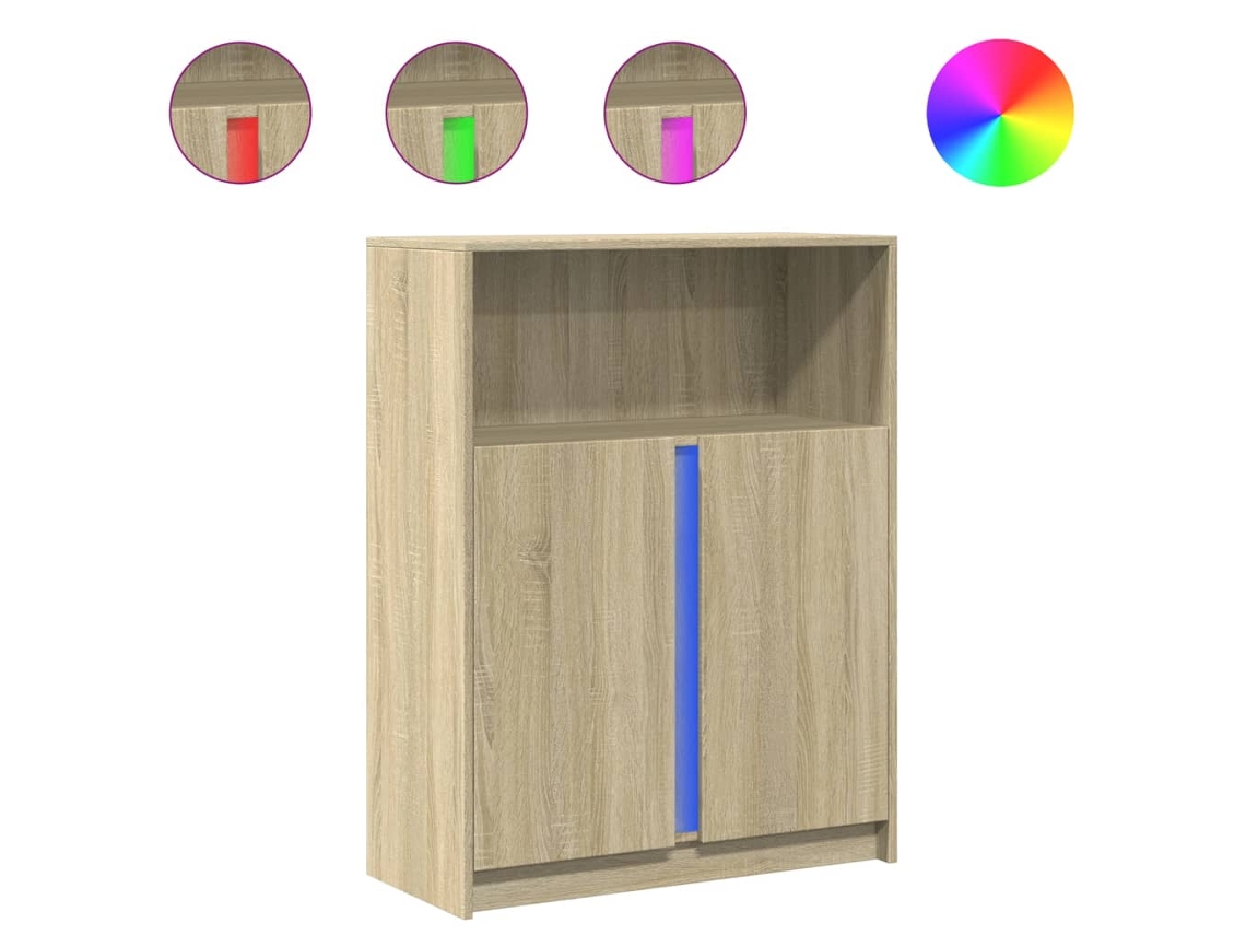 Sideboard, Sideboards Vidaxl Marrom Madeira Processada (n/a)
