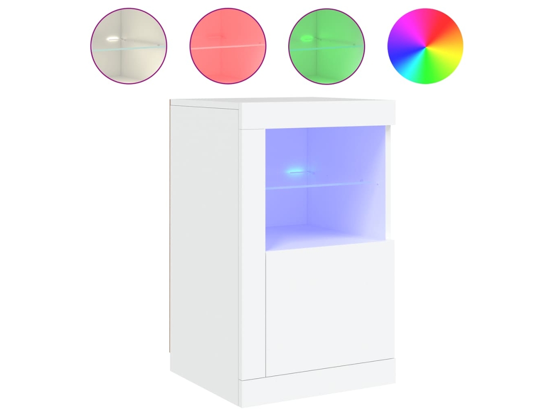 Side Cabinet, Side Cabinets Vidaxl Branco Madeira Processada (n/a)