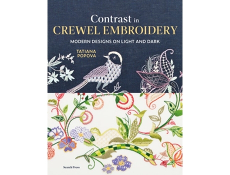 Livro Contrast in Crewel Embroidery de Tatiana Popova (Inglês)