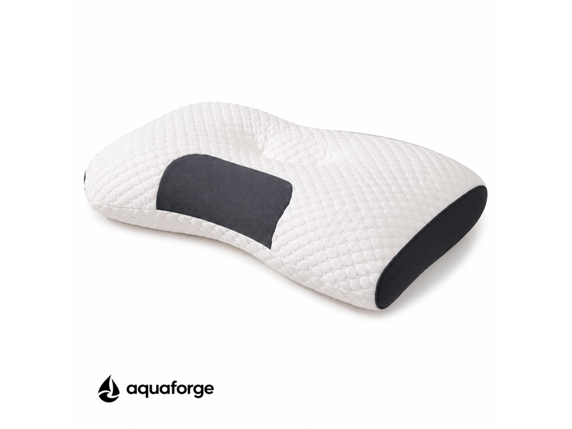 Almofada Cervical Ergonómica Algodão Respirável 48 X 74 Cm