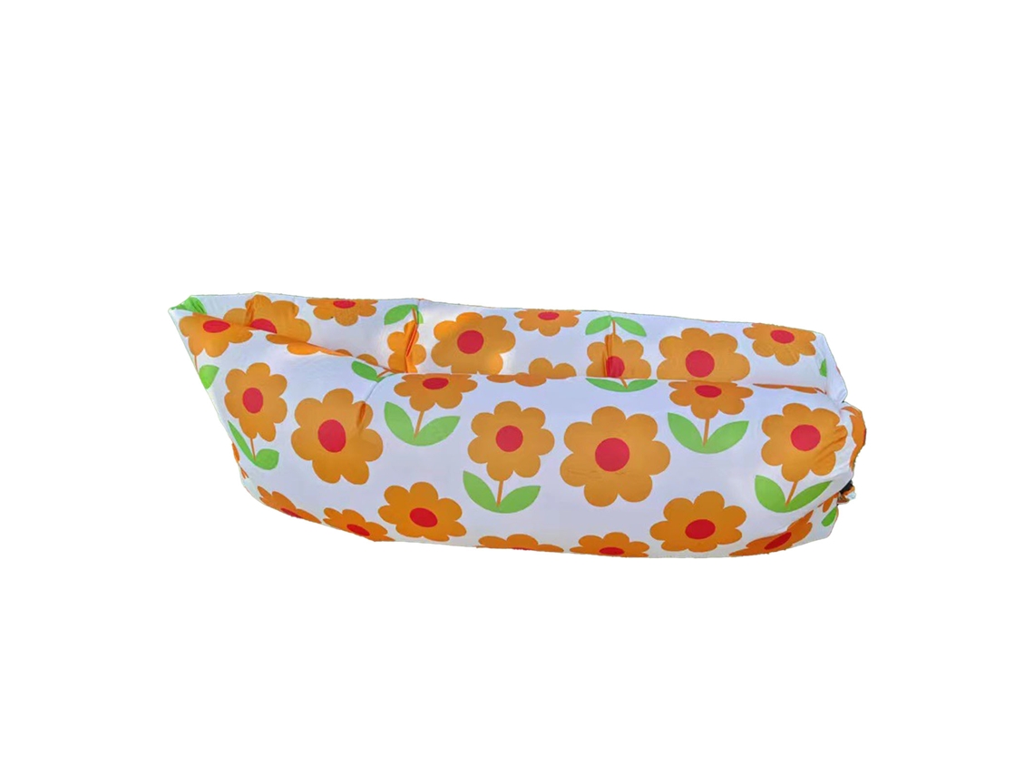 Mali cadeira de Ar Inflável Portátil para Camping Piquenique Festival de Música 170x80cm Poliéster Resistente