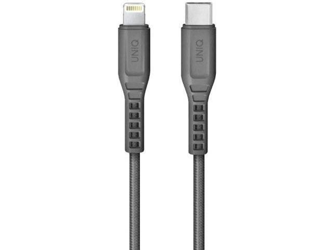 Cabo UNIQ Universal (Lightning - 0.5 m - Cinzento)