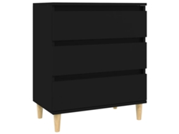 Sideboard, Sideboards Vidaxl Preto Madeira Processada (n/a)