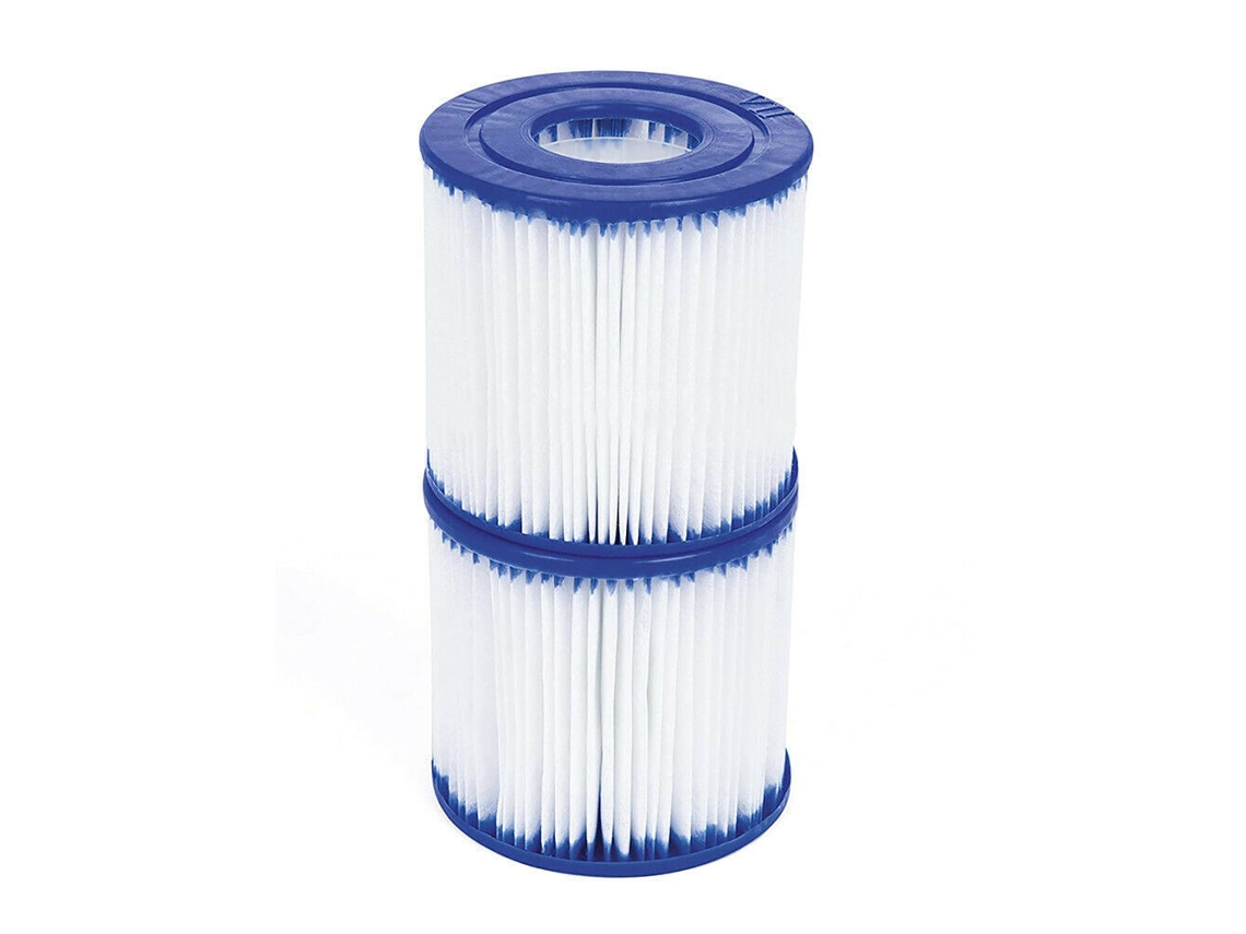 Dois Cartuchos De Filtro Para Limpeza De Piscinas Bestway, Para Tratamento De Águas.