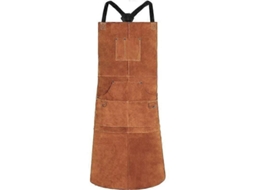 Avante Couro Genuíno: Estilo Vintage, Resistente Ao Calor E Bolsos Práticos Para Oficina, Jardim E Cozinha