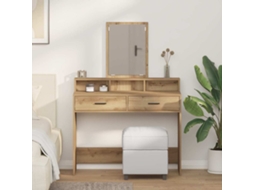 Vidaxl Mesa De Vestir Carvalho Artesanal 100 X 41 X 140 Cm