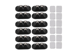 12 Rodas Mini Autoadesivas Giratórias | S/MARCA