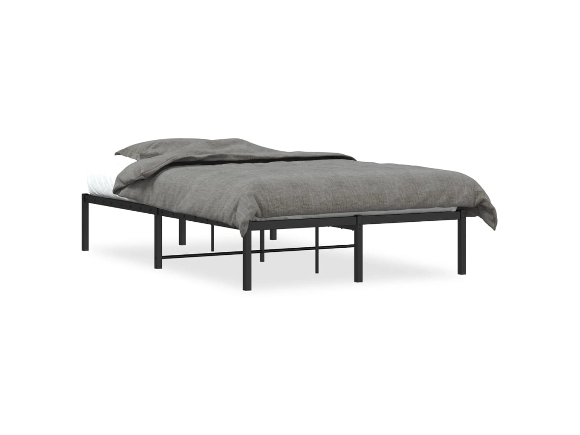 Estrutura de Cama 120x190 Cm Metal Preto MAISON EXCLUSIVE
