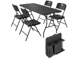 Conjunto de Camping 5 peças com mesa e cadeiras BTFORUS