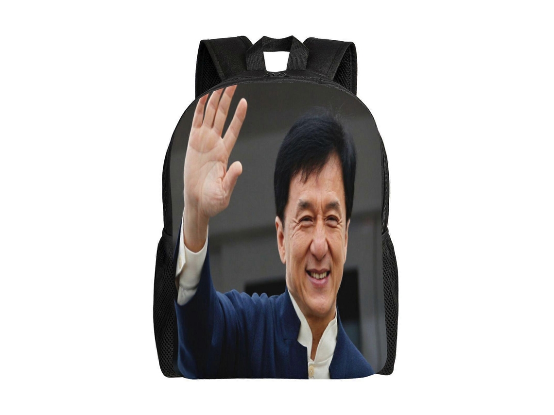 Mochila De Estudante Jackie Chan T1880, Durável E Leve, Com Alça Impermeável E Respirável. Olysi Shop