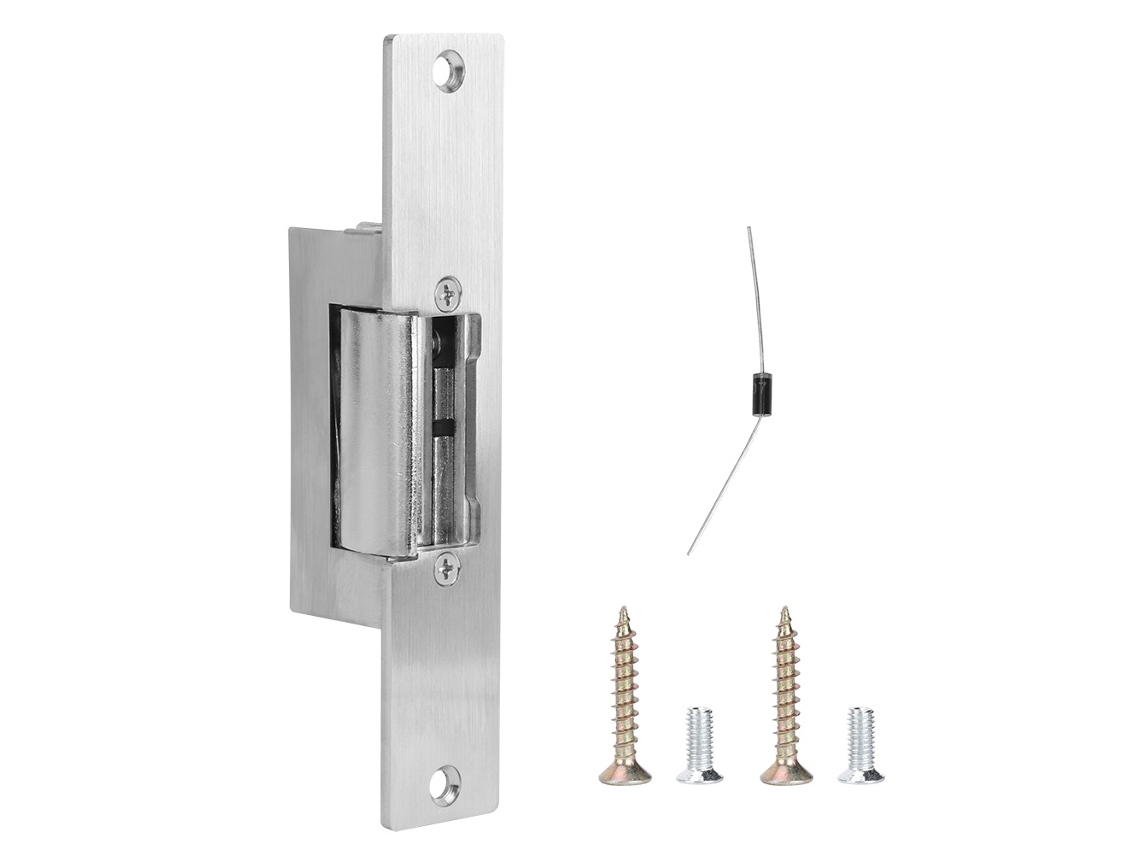 Fechadura Elétrica Dc12v Laxiscreed Para Controlo De Acesso Seguro E Proteção Contra Roubo