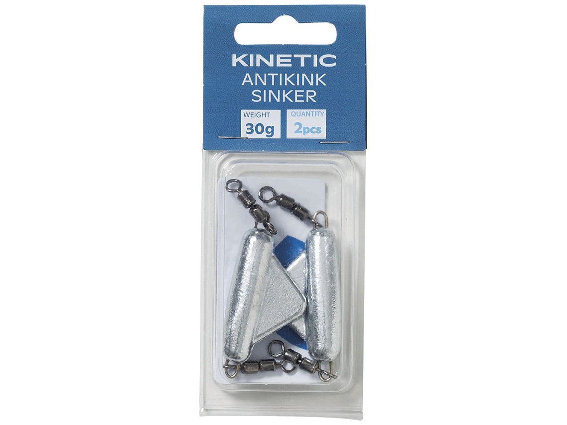 Liderar Antikink Sinker 3 Unidades Prateado 15 Gkinetic