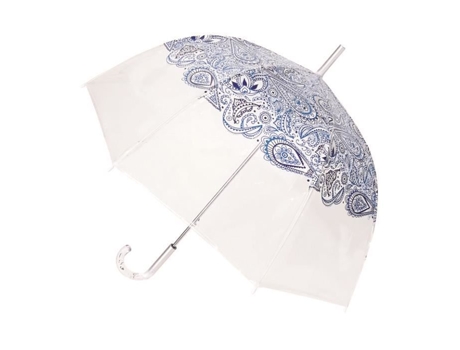 Guarda-Chuva Unissexo SMATI Sino Paisley Colorless Polímero (POE) Azul (85 cm)
