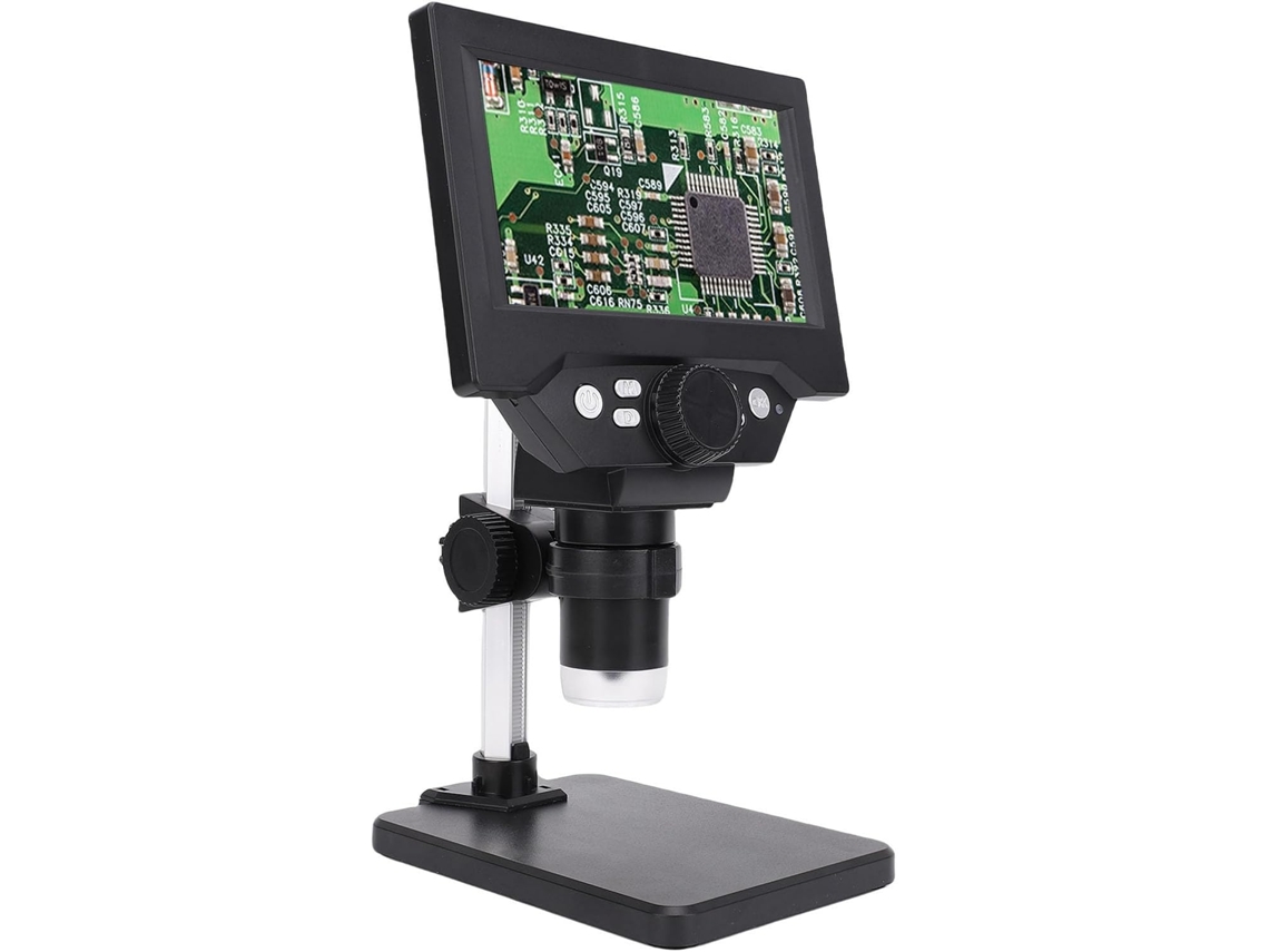 Microscópio Eletrônico Digital Com Ecrã Hd De 5,5 Polegadas E Ampliação