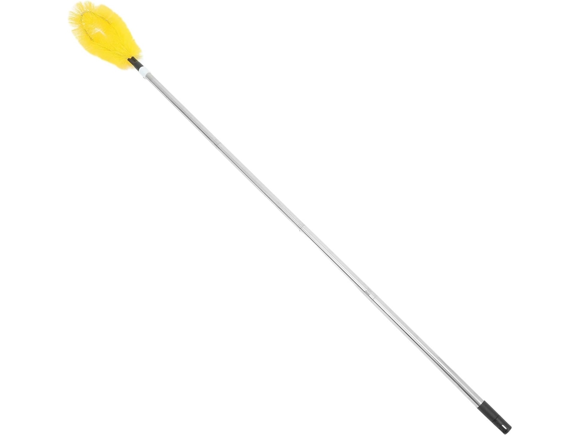 Escova Para Limpeza De Calhas Com Haste Aço Inoxidável, Ferramenta Multifuncional Para Limpeza Externa E Prevenção De