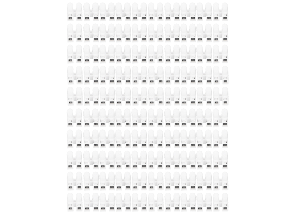 100pcs Conectores Ch 2 para Luz de Teto Led Retardante À Chama Terminal Press 2 Portas