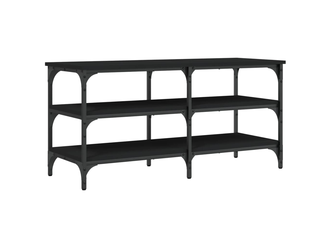 Banco Sapateira Preto MAISON EXCLUSIVE 100x38,5x49 cm